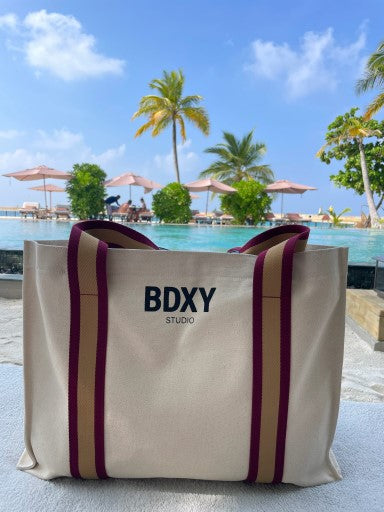 BDXY Studios ‘Shutter’ Canvas Travel Tote – Natural