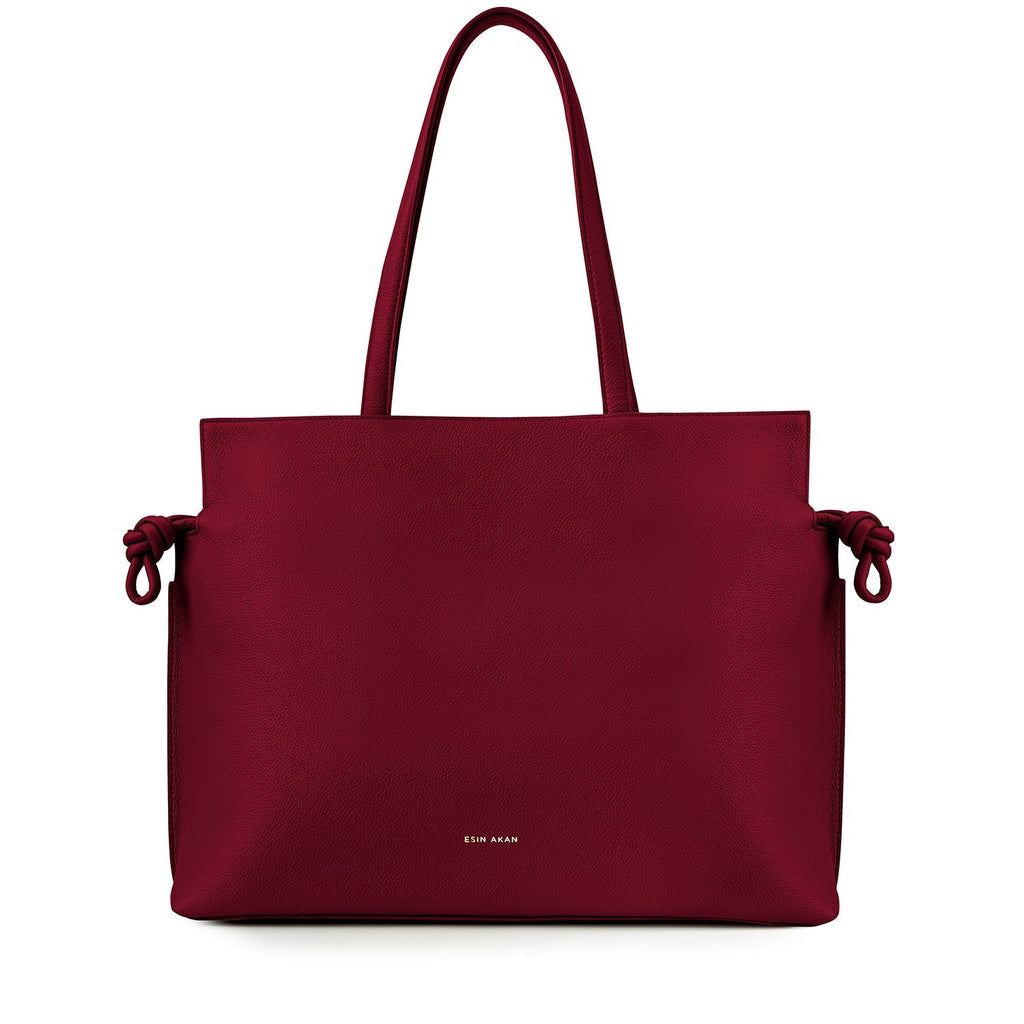 Esin Akan Large Emma Leather Laptop Tote