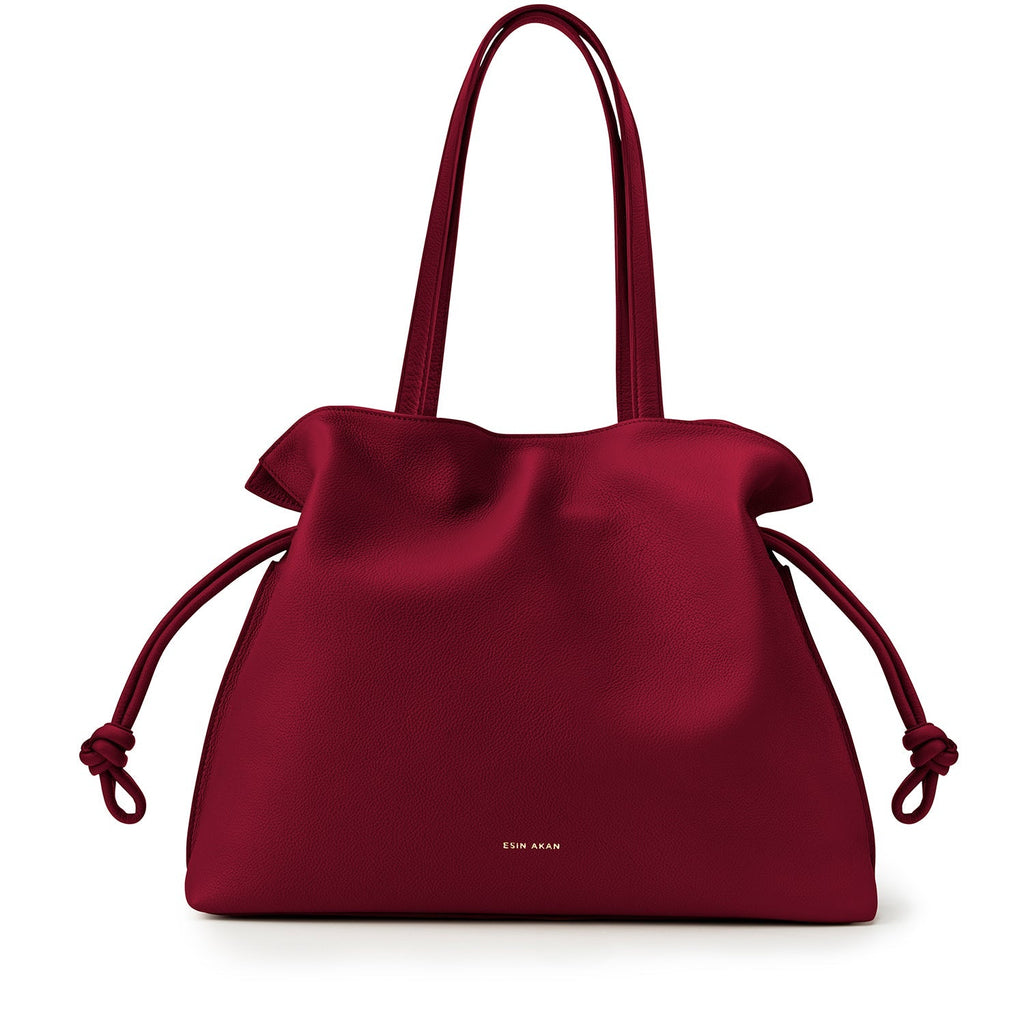 Esin Akan Large Emma Leather Laptop Tote