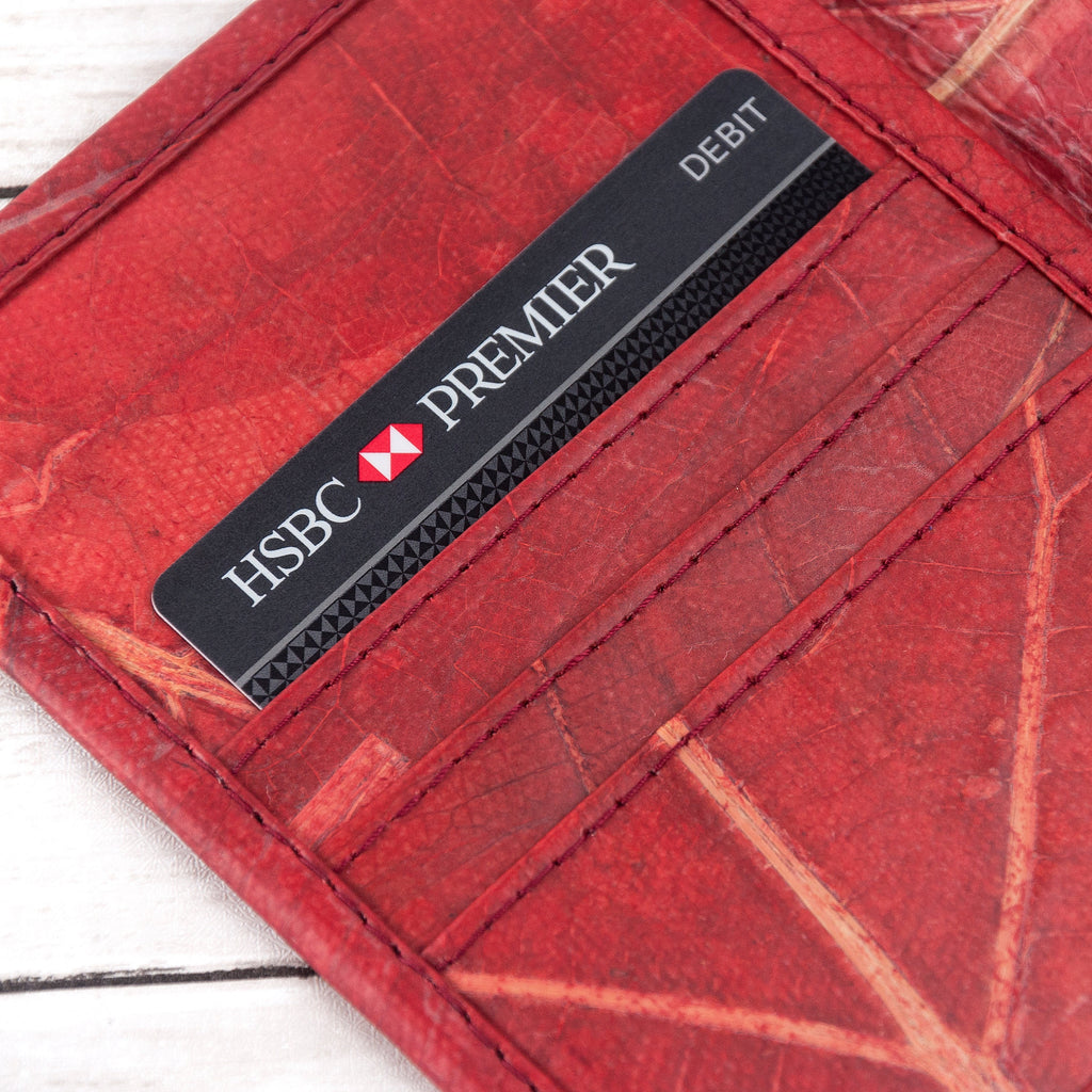 Treat Republic Vegan Teak Leaf Passport Cover