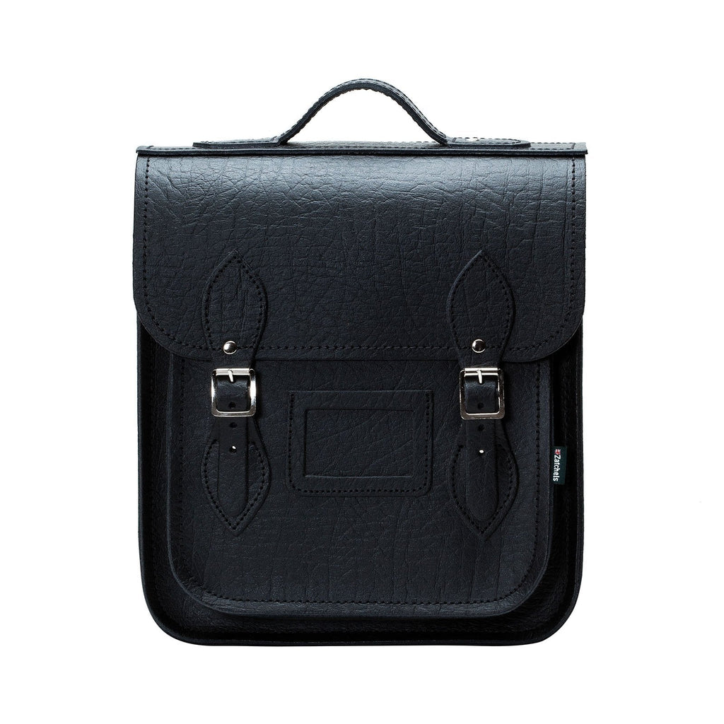 Zatchels Executive Leather City Backpack – Black
