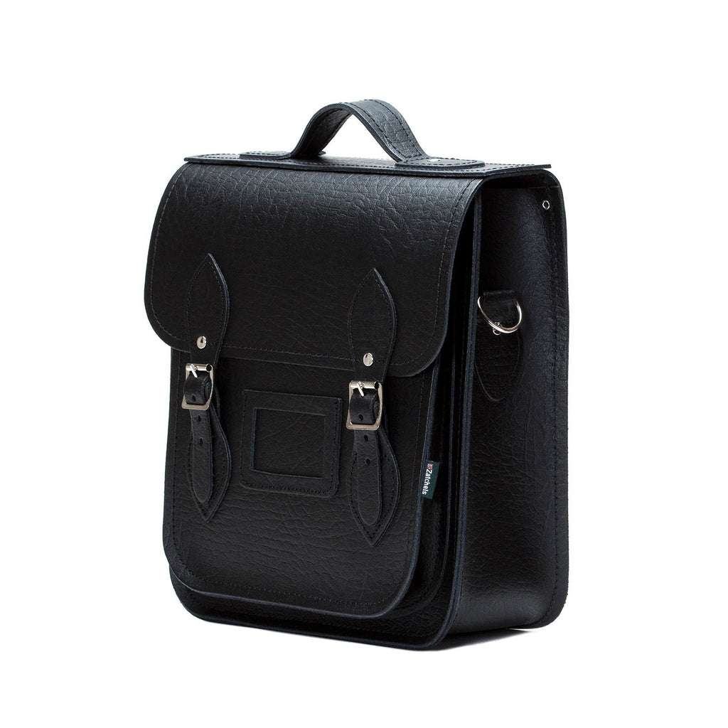 Zatchels Executive Leather City Backpack – Black