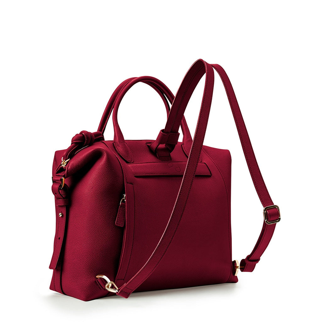 Esin Akan Wimbledon Leather Laptop Backpack