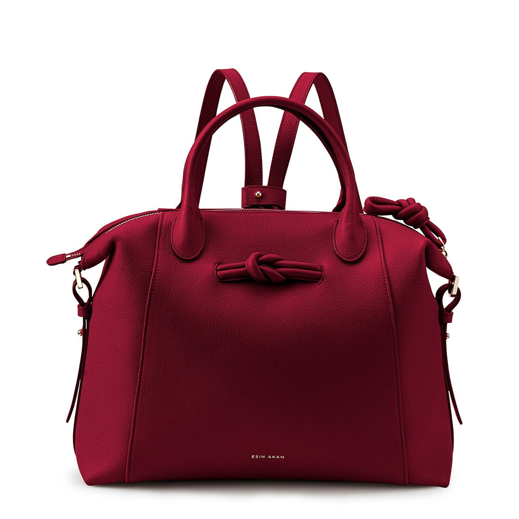 Esin Akan Wimbledon Leather Laptop Backpack
