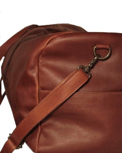 BAYRAW Large Leather Duffel Bag
