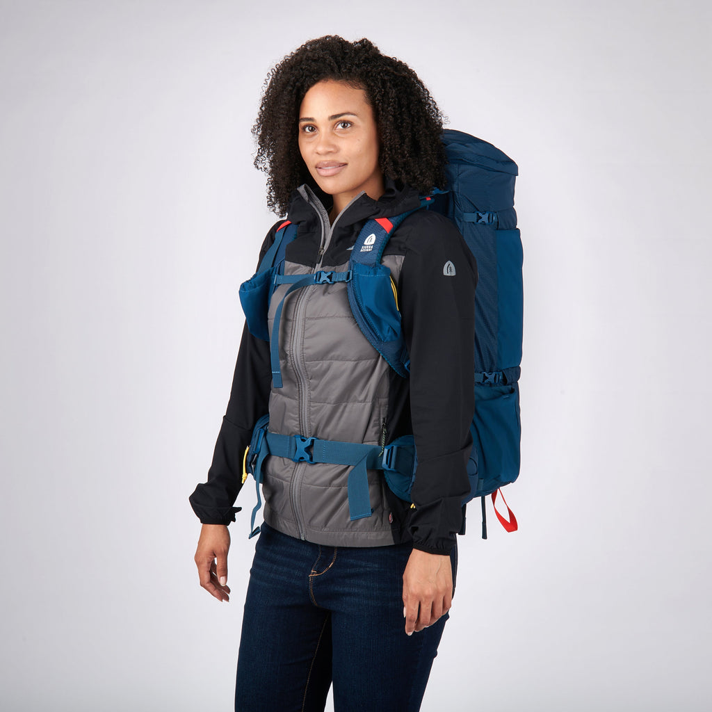 Sierra Designs Flex Capacitor 60–80L Backpack – Majolica Blue – M/L