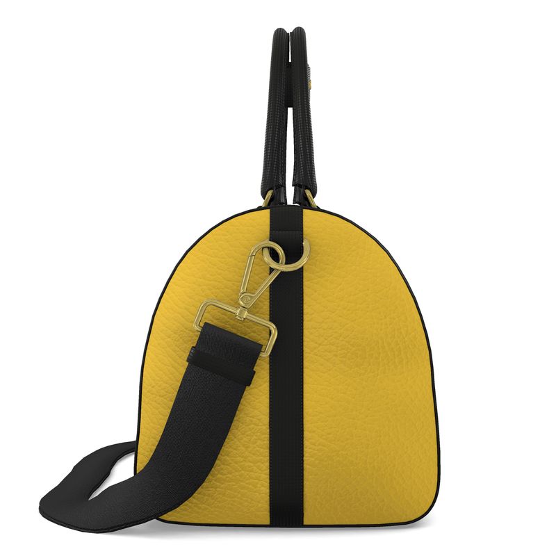 New York City Nappa Leather Travel Duffel Bag
