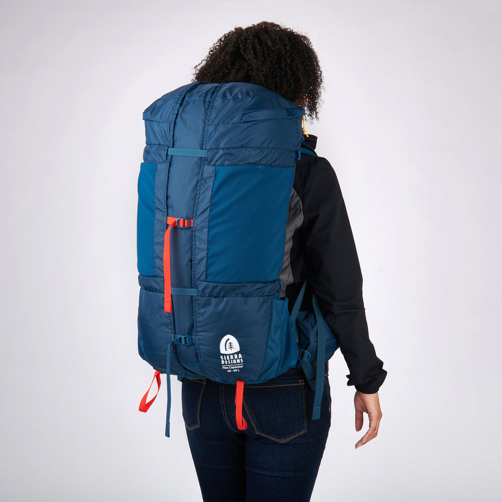 Sierra Designs Flex Capacitor 40–60L Backpack – Majolica Blue – M/L